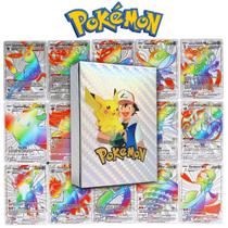 Cartinhas de Pokémon 55-27 Cartas Super Flexíveis À Prova D'água Deck Cards Vmax