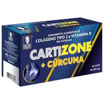 Cartizone Colageno + Cúrcuma Tipo 2 500mg Com 60 Cps - Doctor Berger