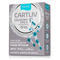 Cartliv Colágeno Tipo 2 Polivitamínico 60 Cápsulas - Equaliv Cartliv Colágeno Tipo 2 Polivitamínico 60 Cápsulas - Equaliv
