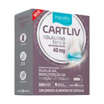 Cartliv Colágeno Tipo ll não Desnaturado 30 Cápsulas Equaliv Cartliv Colágeno Tipo ll não Desnaturado 30 Cápsulas Equaliv