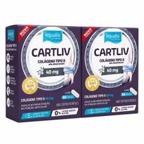 Cartliv Equaliv Colágeno Não Hidrolisado Tipo2 Com 60 Cápsulas Kit Com 2Unidades Cartliv Equaliv Colágeno Não Hidrolisado Tipo2 Com 60 Cápsulas Kit Com 2Unidades