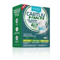 Cartliv Multi Colágeno Tipo 2 40mg Articulação 60 Caps