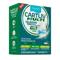 Cartliv Multi Colágeno Tipo II +HA Não Desnaturado Equaliv 60 Capsulas