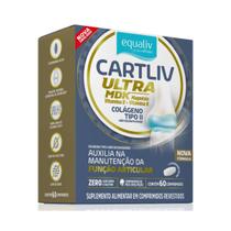 Cartliv Ultra MDK Colageno Tipo 2 Não Desnaturado Equaliv 60 Capsulas