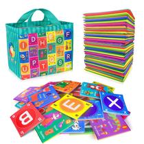 Cartões alfabéticos teytoy Baby Soft ABC Flash Cards com bolsa, 26 unidades Cartões alfabéticos teytoy Baby Soft ABC Flash Cards com bolsa, 26 unidades
