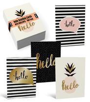 Cartões comemorativos Better Office Products Hello 4x6", pacote com 100 Cartões comemorativos Better Office Products Hello 4x6", pacote com 100