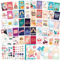 Cartões comemorativos decoráveis, pacote com 50, 13 x 18 cm, dourado, glitter Cartões comemorativos decoráveis, pacote com 50, 13 x 18 cm, dourado, glitter