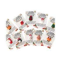 Cartões De Abraço Mini De Natal, Pacote Com 40, Presente De Apoio Emocional Para Amigos, Cartões De Abraço Mini De Natal, Pacote Com 40, Presente De Apoio Emocional Para Amigos,