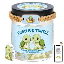 Cartões de Afirmação Jar DEARMINE Positive Turtle 60 Cards