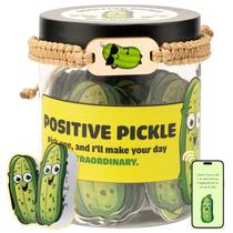 Cartões de afirmação Jar Positive Pickle 60 para mulheres e adolescentes Cartões de afirmação Jar Positive Pickle 60 para mulheres e adolescentes