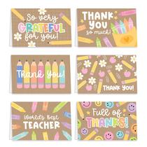 Cartões de Agradecimento para Professores Hadley Designs 24 Unidades 15x10 cm