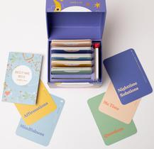 Cartões de atividades The Bedtime Box 60 para crianças de 3 a 12 anos com caixa