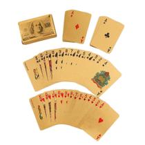 Cartões de baralho BESPORTBLE Poker Deck 24k Gold Foil Waterproof Cartões de baralho BESPORTBLE Poker Deck 24k Gold Foil Waterproof
