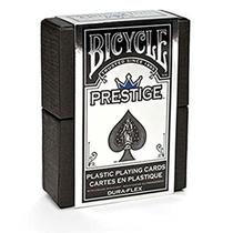 Cartões de baralho Bicycle Prestige Dura-Flex 100% plástico, pacote com 4 Cartões de baralho Bicycle Prestige Dura-Flex 100% plástico, pacote com 4