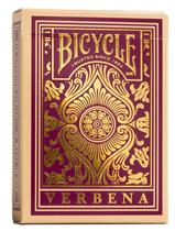 Cartões de baralho Bicycle Verbena Floral Premium Gold Foil Cartões de baralho Bicycle Verbena Floral Premium Gold Foil