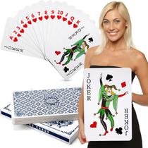 Cartões de baralho Cholemy Jumbo Giant Deck 11x17in com impressão grande Cartões de baralho Cholemy Jumbo Giant Deck 11x17in com impressão grande