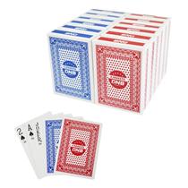 Cartões de baralho DNB Canasta 12 Deck com valores de pontos azul/vermelho
