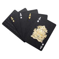 Cartões de baralho EAY Diamond Waterproof Black Poker Deck Cartões de baralho EAY Diamond Waterproof Black Poker Deck