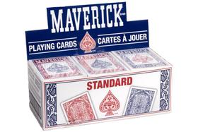 Cartões de baralho Maverick Standard Index Red Blue 12 Pack Cartões de baralho Maverick Standard Index Red Blue 12 Pack