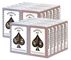 Cartões de baralho Regal Rockets, conjunto de pôquer de 24 baralhos, tamanho 310 GSM