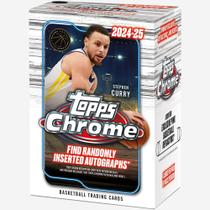 Cartões de basquete Topps Chrome 2024-25 Value Box selada