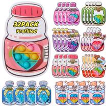 Cartões de Dia dos Namorados MEADIN Prefilled Heart Pop Fidget 32 P