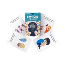 Cartões De Emoções Para Crianças E Adultos, 110 Peças, Reconhecimento Emocional, Expressão, Jogo