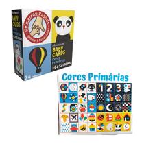 Cartões de Estímulo Cores Primárias Montessori Baby Cards To Go 6-12 meses Cooper Fun - 00161
