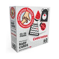 Cartoes de Estimulos De Alto Constrastes Montessori 03 a 06 meses Cooper Fun