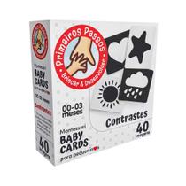 Cartões de Estímulos de Alto Contraste Montessori Baby Cards 0-3 Meses Cooper Fun - 00167 Cartões de Estímulos de Alto Contraste Montessori Baby Cards 0-3 Meses Cooper Fun - 00167