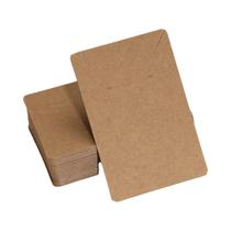 Cartões De Exibição De Joias Em Papel Kraft 6x9cm, 50 Unidades Para Embalagem De Colares, Brincos E