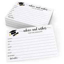 Cartões de festa de formatura 321Done Advice and Wishes, 4x6, pacote com 50