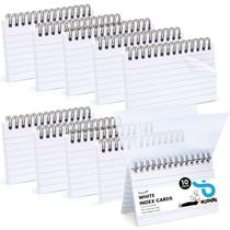 Cartões de índice Koogel 500PCS Ruled Flash Cards com capas duplas