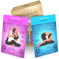 Cartões de ioga: baralho Asana Moon Premium com mais de 120 poses para ioga Cartões de ioga: baralho Asana Moon Premium com mais de 120 poses para ioga