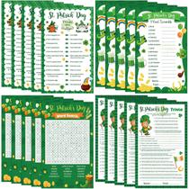 Cartões de jogo do Dia de São Patrício, 83 unidades para adultos e crianças, solidão