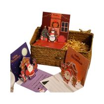 Cartões De Natal 3D, Cartões De Ação De Graças, Cartões Em Branco DIY Com Envelopes, Pacote Com Cartões De Natal 3D, Cartões De Ação De Graças, Cartões Em Branco DIY Com Envelopes, Pacote Com