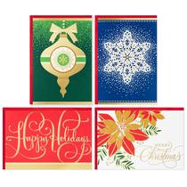 Cartões de Natal Hallmark tradicionais em caixa, pacote com 40, 13x18 cm Cartões de Natal Hallmark tradicionais em caixa, pacote com 40, 13x18 cm
