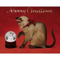 Cartões de Natal LANG Snowy Wonder com design pop-up (12 quilates)