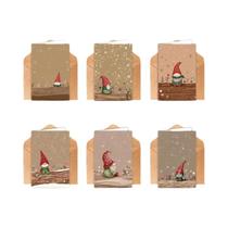 Cartões De Natal Red Hat 12 Peças 6 Envelopes 6 Cartões Ou 24 Peças 12 Envelopes 12 Cartões