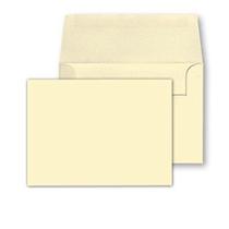Cartões de notas S Superfine Printing 50 Blank Cream 5x7 com envelopes