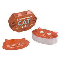 Cartões de piada Cartões de piadas Ridley's 100 Paw-Some Cat para crianças e adultos