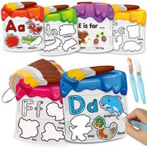 Cartões de pintura em água Coogam Learning Alphabet Kids 3-5 anos