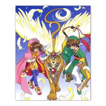Cartões de pôster de decoração de parede Captors Sakura Anime Canvas