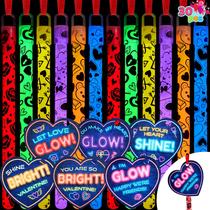 Cartões de Presente Dia dos Namorados com Glow Sticks - Kit com 30 Pacotes JOYIN