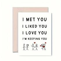 Cartões De Saudação Para Relacionamentos Amorosos: Encontrei Você, Gosto De Você, Amo Você, Estou Cartões De Saudação Para Relacionamentos Amorosos: Encontrei Você, Gosto De Você, Amo Você, Estou