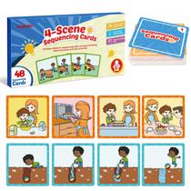 Cartões de sequenciamento Kasfalci Sequence Game Kids Fonoaudiologia Cartões de sequenciamento Kasfalci Sequence Game Kids Fonoaudiologia