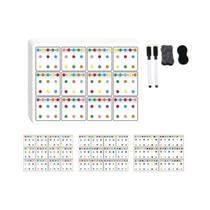 Cartões De Treinamento De Atenção Montessori Para Crianças 6 Peças Caderno De Rastreio Visual