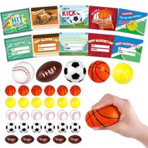 Cartões Dia dos Namorados + 30 Mini Bolas Esportivas para Crianças Cartões Dia dos Namorados + 30 Mini Bolas Esportivas para Crianças