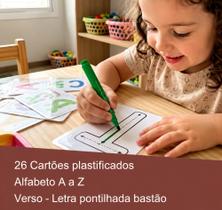 Cartões Didáticos alfabetização A/Z - Plastificado Cartões Didáticos alfabetização A/Z - Plastificado