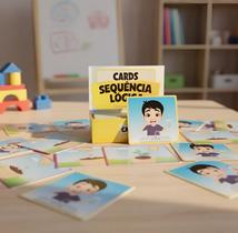 Cartões Educativos - 12 Sequências Lógicas para Desenvolvimento Cognitivo